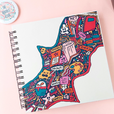 Art Blast White Sketchbook
