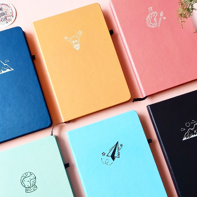 Minimalistic Blank Notebook Diary Blank pages A5 Journal