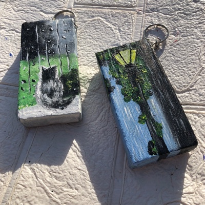 Canvas Keychains