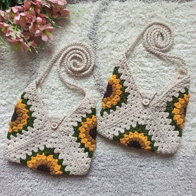 Boho Sunflower Bag