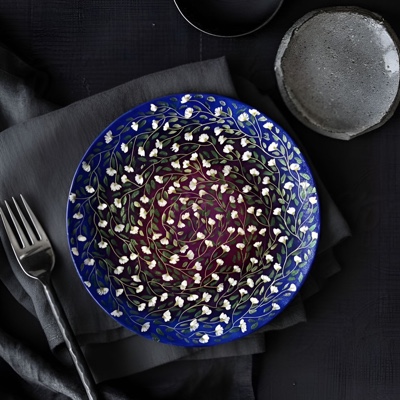 hand painted porcelain plate