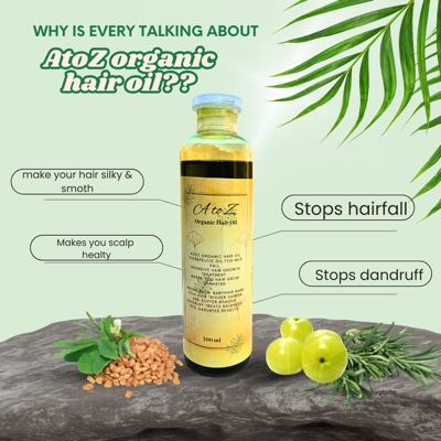 atoz organic hair oil