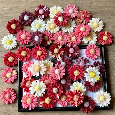 daisy flower candle