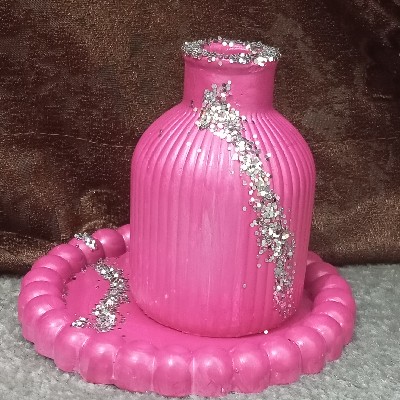 bubble tray with vase