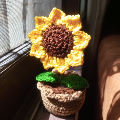 Sunflower Pot