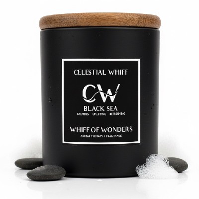 Black sea soybees scented candle
