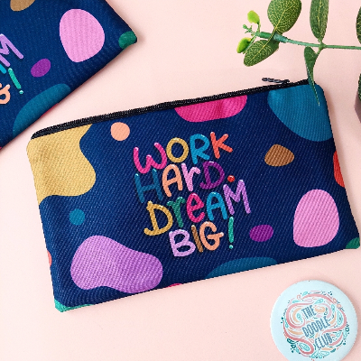 Work Hard Dream Big Pouch