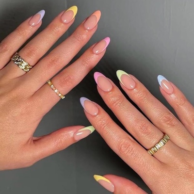 Summer Chic nails (24pcs + application kit)