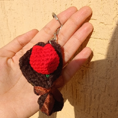 🌷 Mini Crochet Flower Bouquet (Tulip / Lavender)