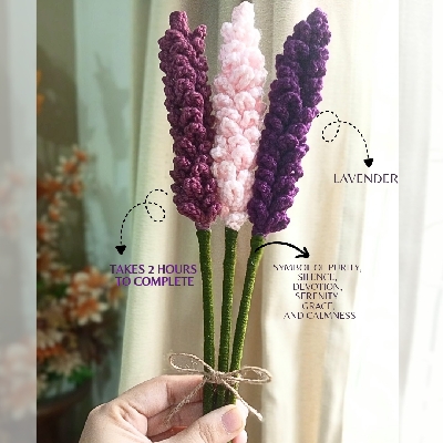3 Lavender Flower Bouquet