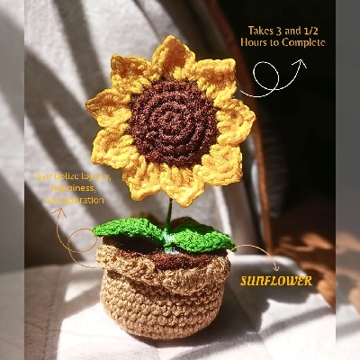 Sunflower Pot